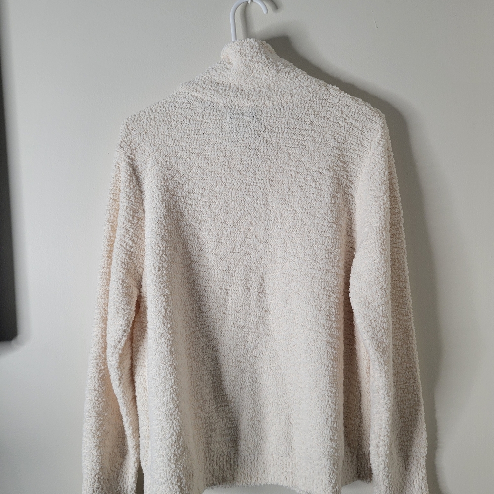 Rachel Zoe Cream Sherpa Pullover - Picture 5 of 7